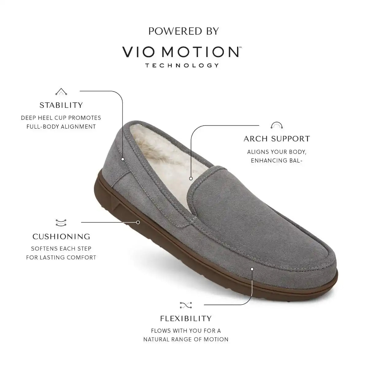 Gustavo Slipper Charcoal Suede