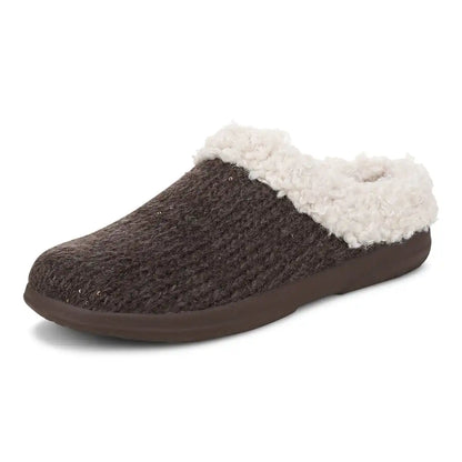 Cheyenne Mule Slipper Chocolate Metallic
