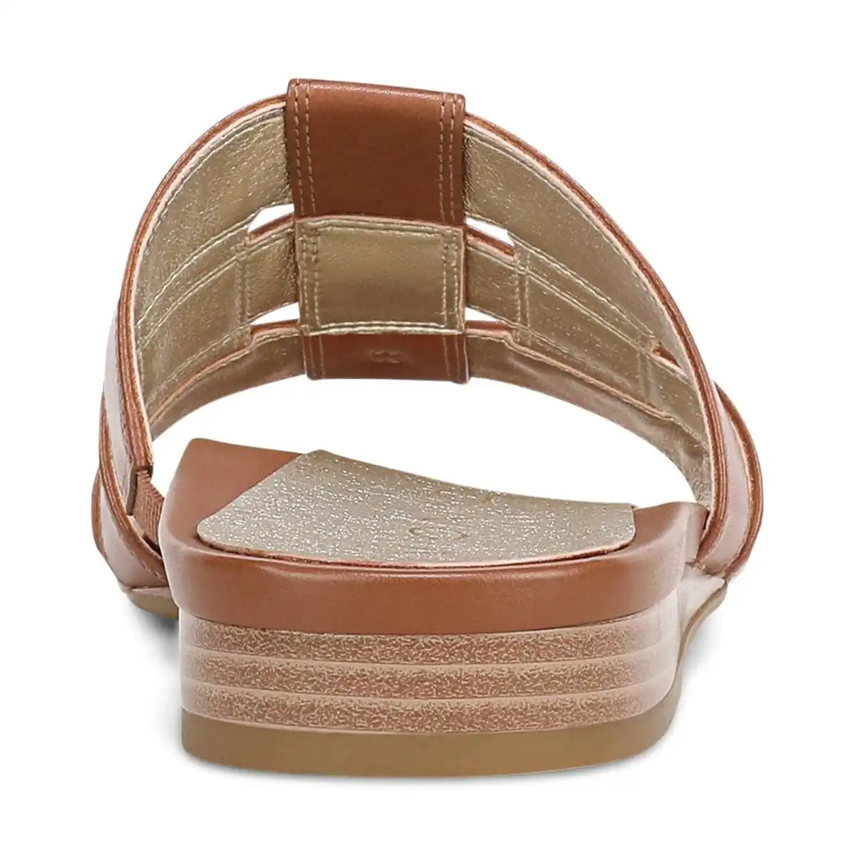Glendora Slide Sandal Tan Leather