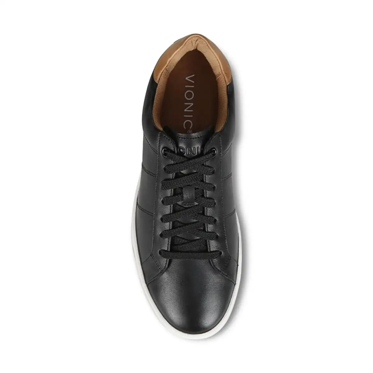 Lucas II Lace Up Sneaker Black Tan Leather