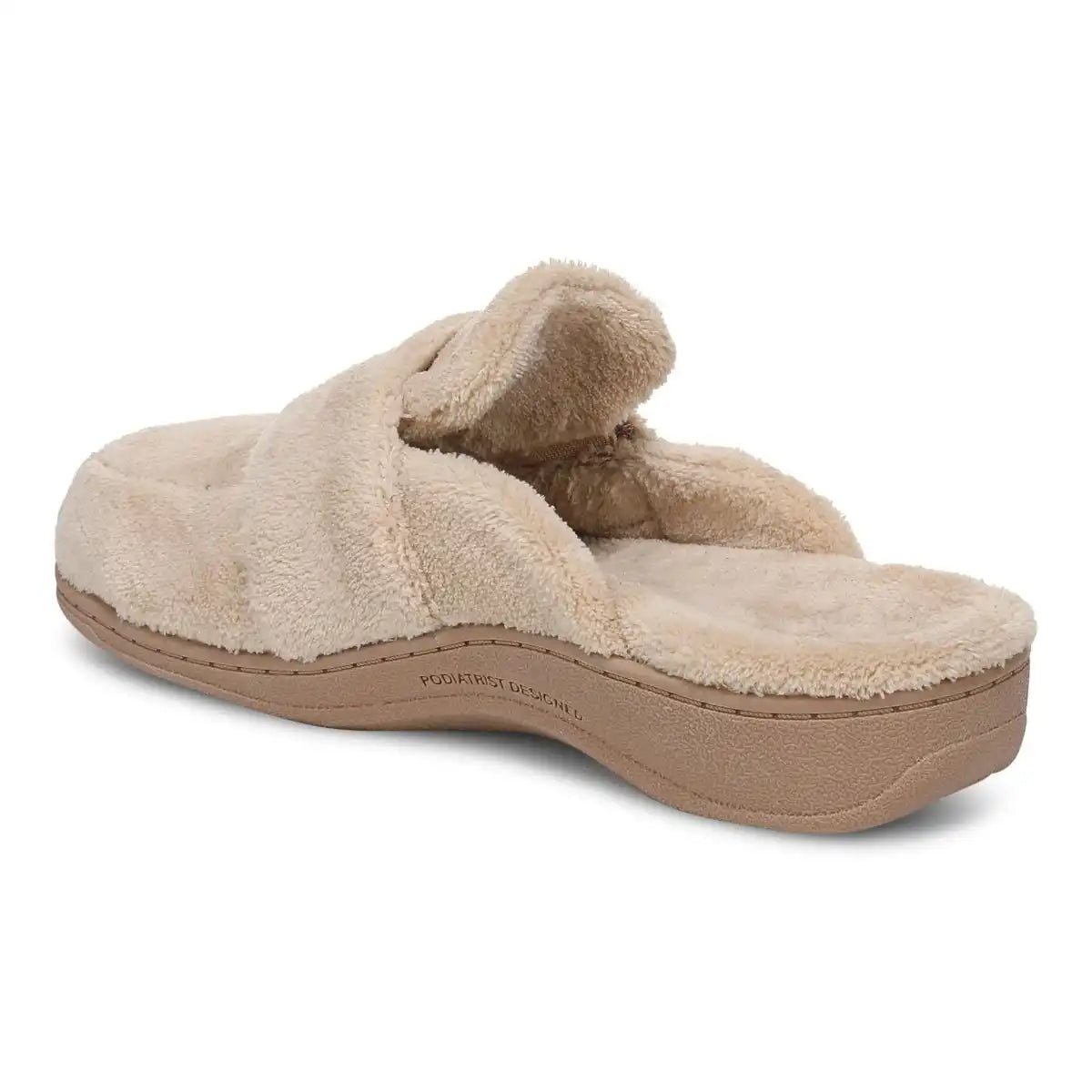 Gemma II Mule Slippers Tan Terry