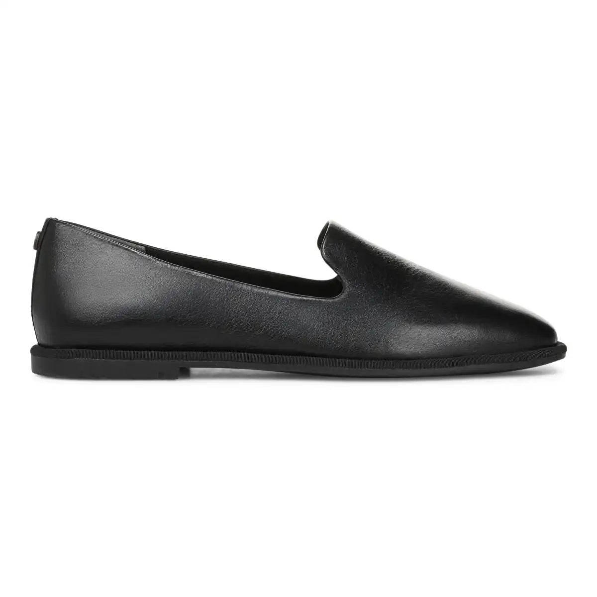Willa 2.0 Slip on Flat Black Leather