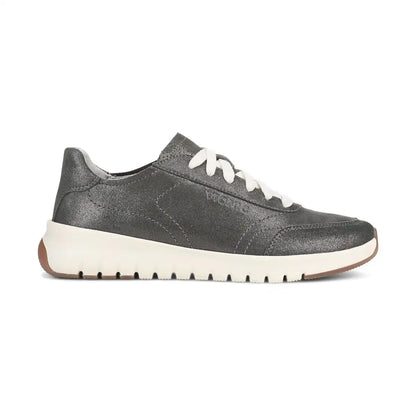 Uptown Sneaker Charcoal Shimmer Leather