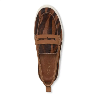 Uptown Loafer Brown Tiger Print Calf Hair