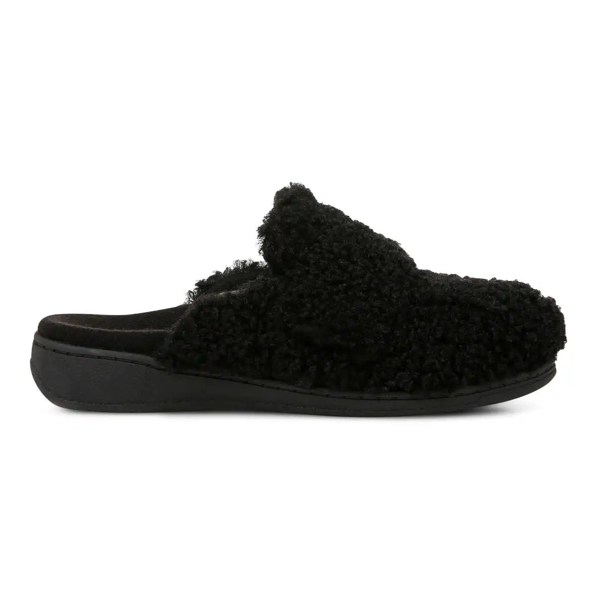 Gemma II Mule Slippers Black Shearling