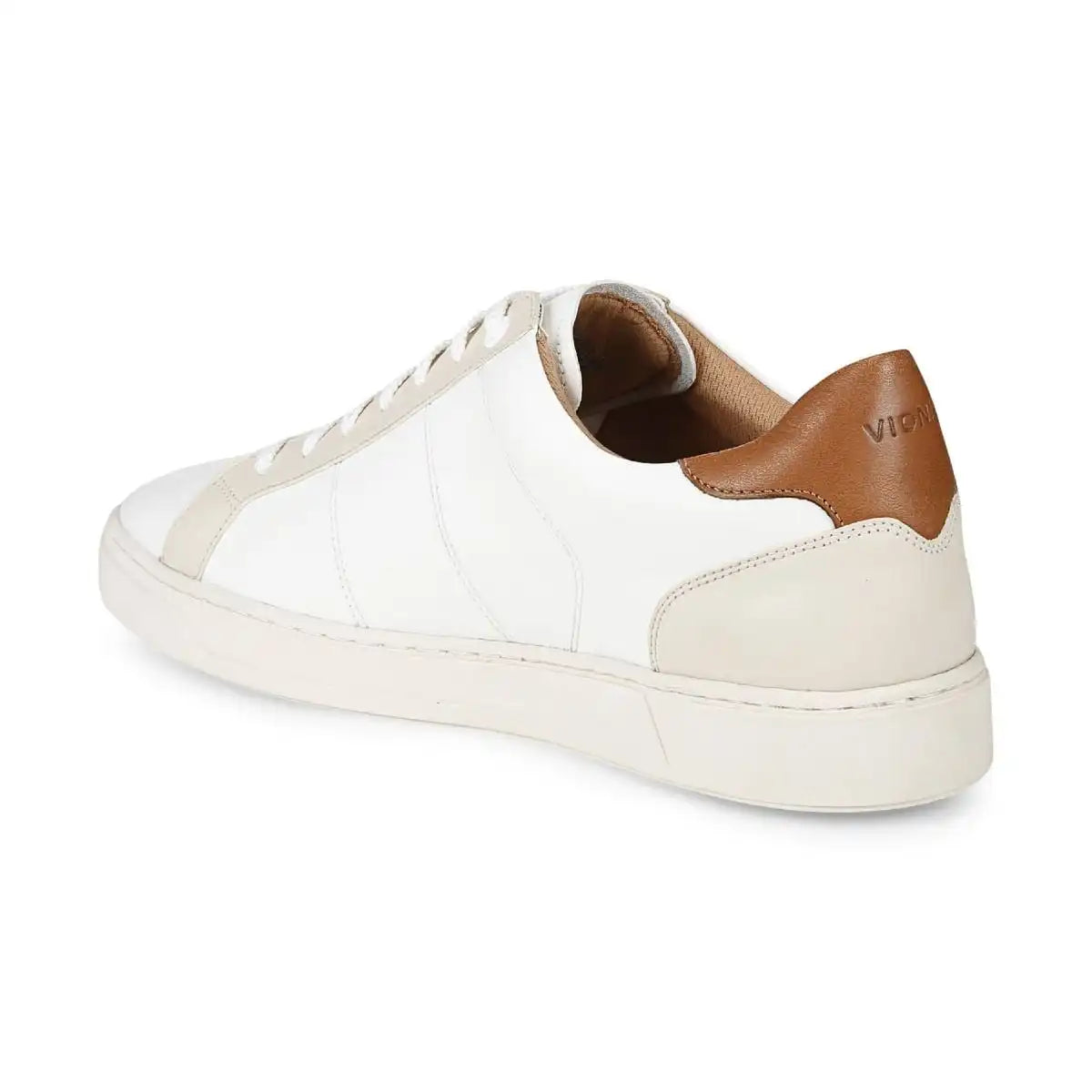 Lucas II Lace Up Sneaker White Cream Leather