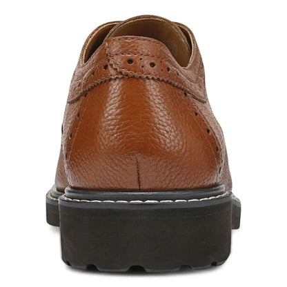 Lombard Oxford Lace Up Tan Leather