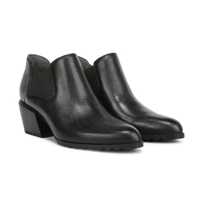Bethany Heeled Ankle Boot Black Leather