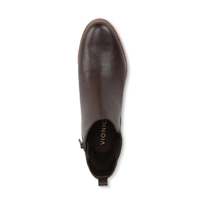 Aria 2.0 Wedge Ankle Bootie Dark Brown Leather