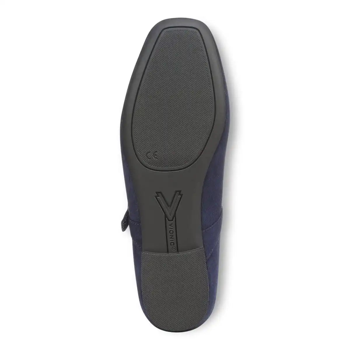 Alameda Mary Jane Flat Navy Suede