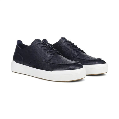 Men's Carter Oxford Lace Up Sneaker Navy Blazer Leather