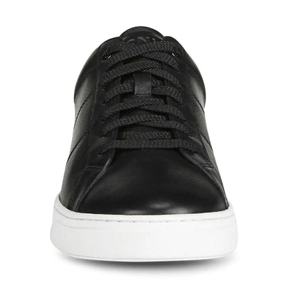 Lucas II Lace Up Sneaker Black Tan Leather