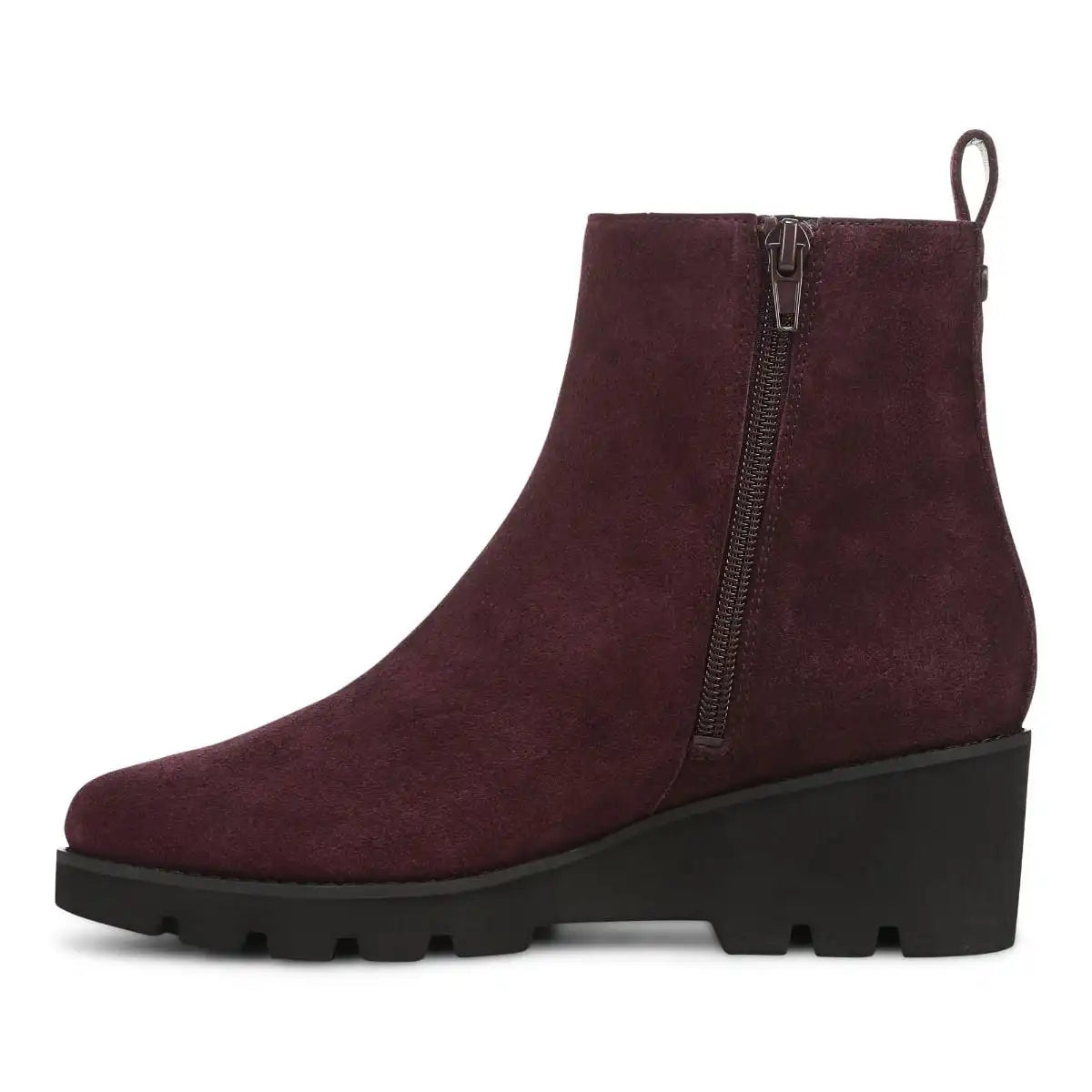 Aria 2.0 Wedge Ankle Bootie Mulled Wine Suede