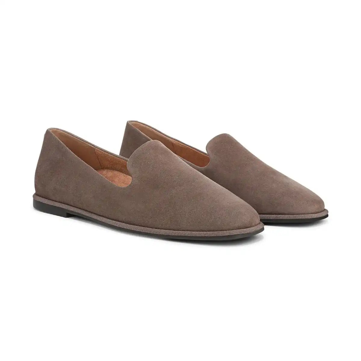 Willa 2.0 Slip on Flat Driftwood Suede