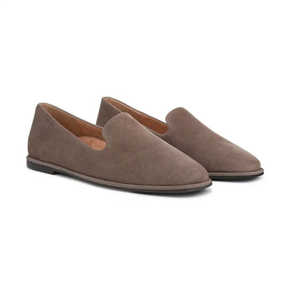 Willa 2.0 Slip on Flat Driftwood Suede