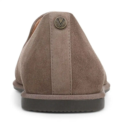 Willa 2.0 Slip on Flat Driftwood Suede