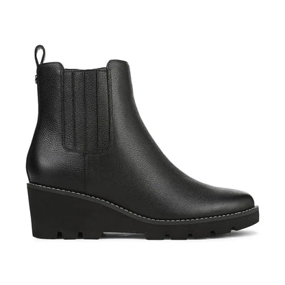 Aria 2.0 Wedge Ankle Bootie Black Leather