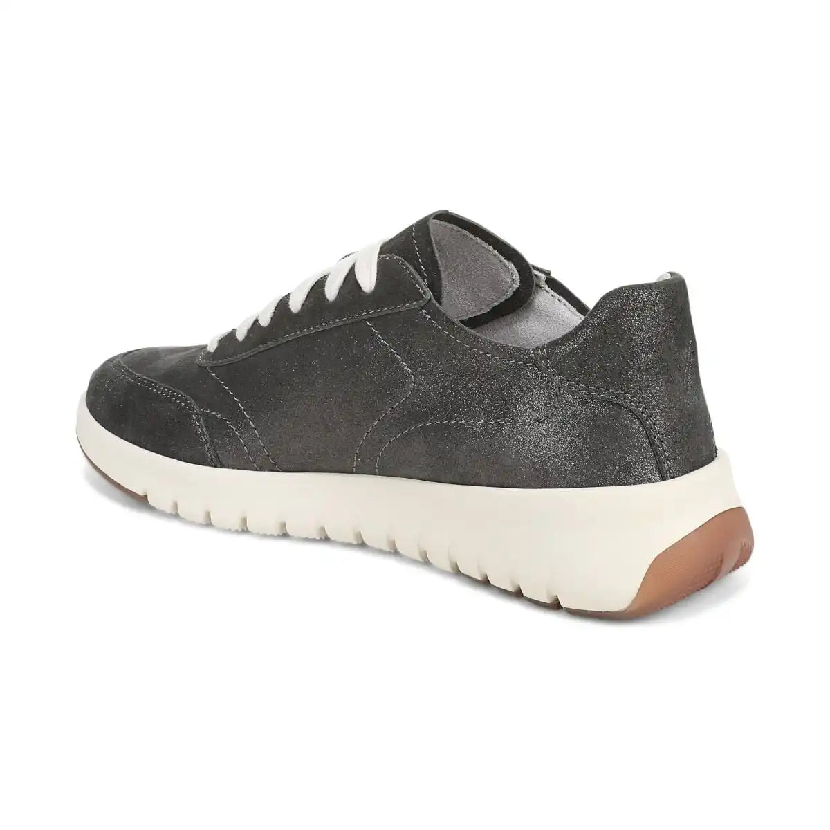 Uptown Sneaker Charcoal Shimmer Leather