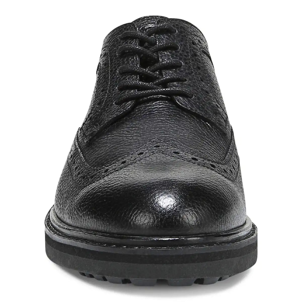 Lombard Oxford Lace Up Black Leather