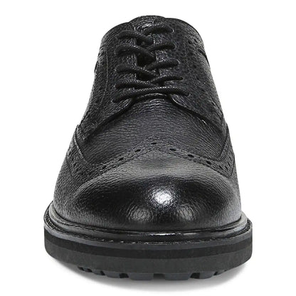 Lombard Oxford Lace Up Black Leather