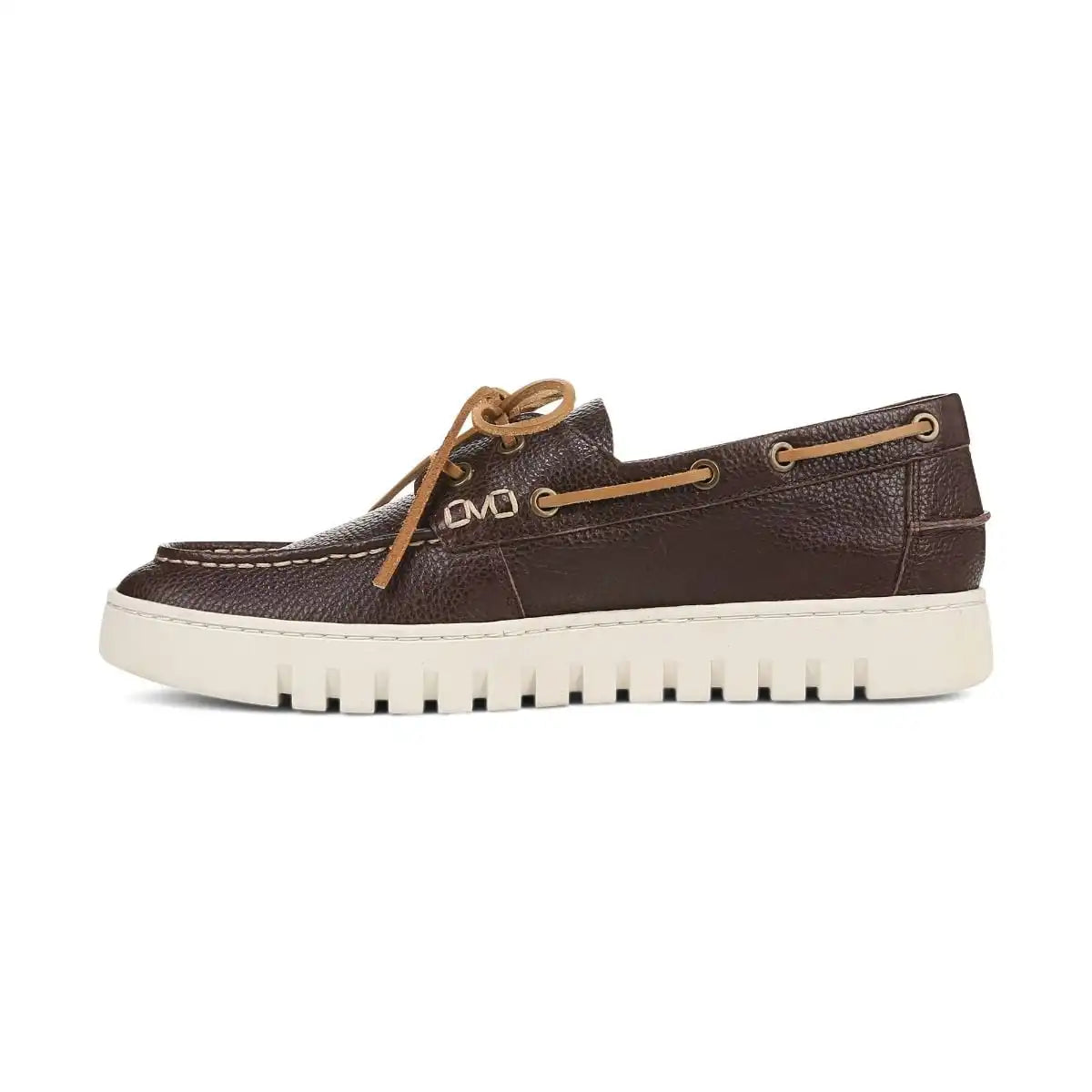 Men's Uptown Boat Chocolate Leather