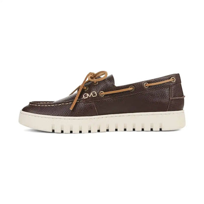 Men's Uptown Boat Chocolate Leather
