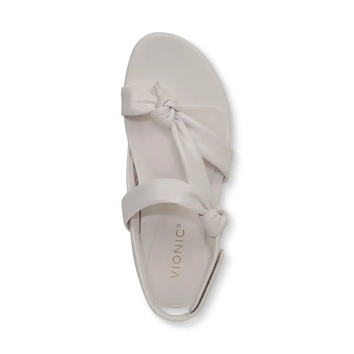 Geneva Strappy Toe Post Sandal Sea Salt Leather