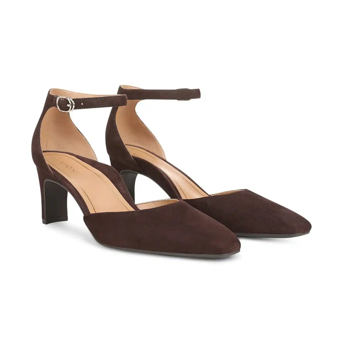 Scarlett Dress Heel Cafe Noir Suede