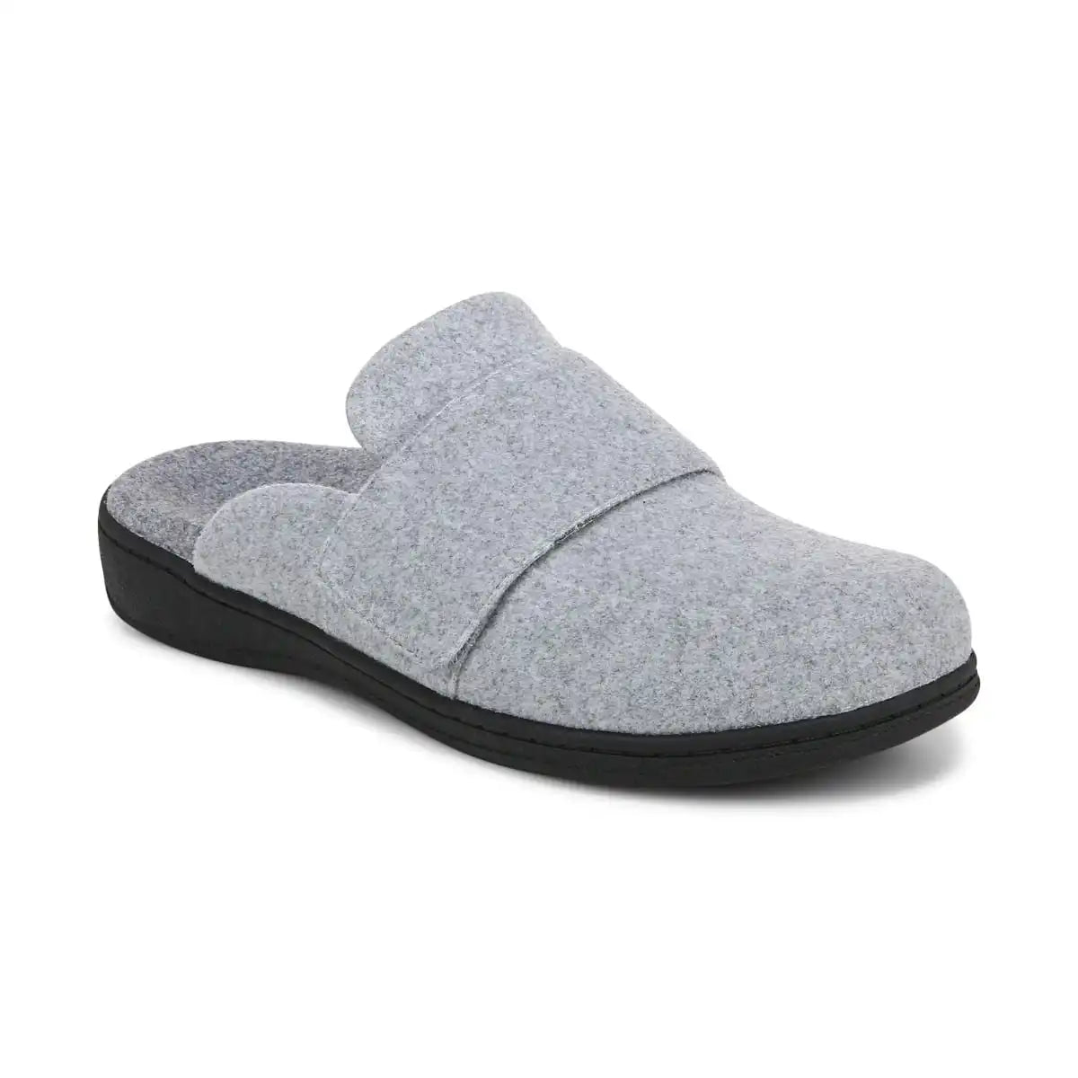 Gemma II Mule Slippers Light Grey Flannel