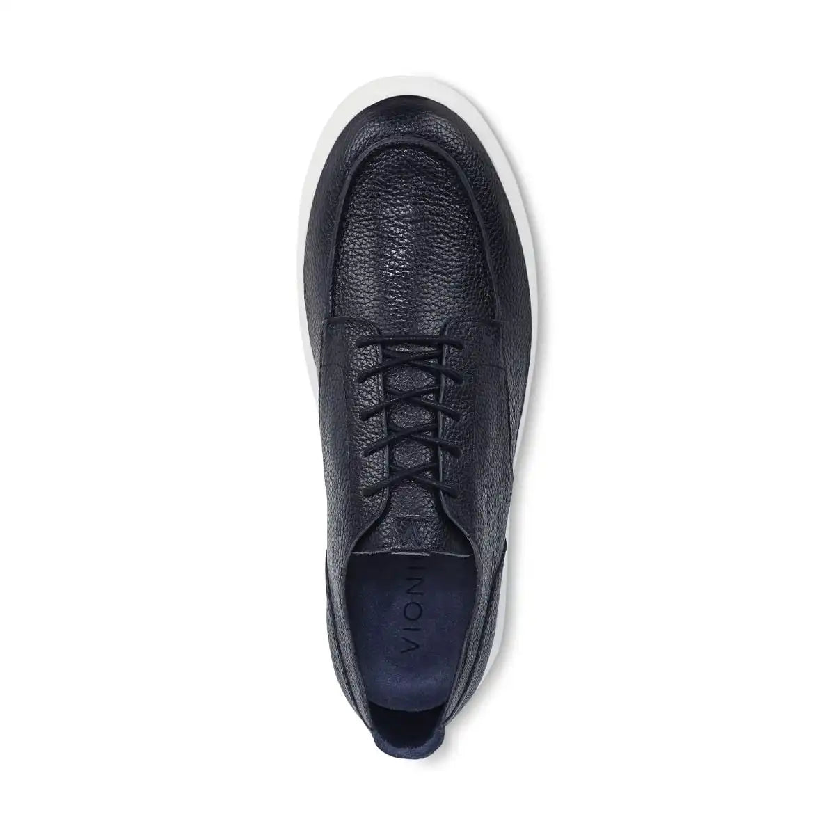 Men's Carter Oxford Lace Up Sneaker Navy Blazer Leather