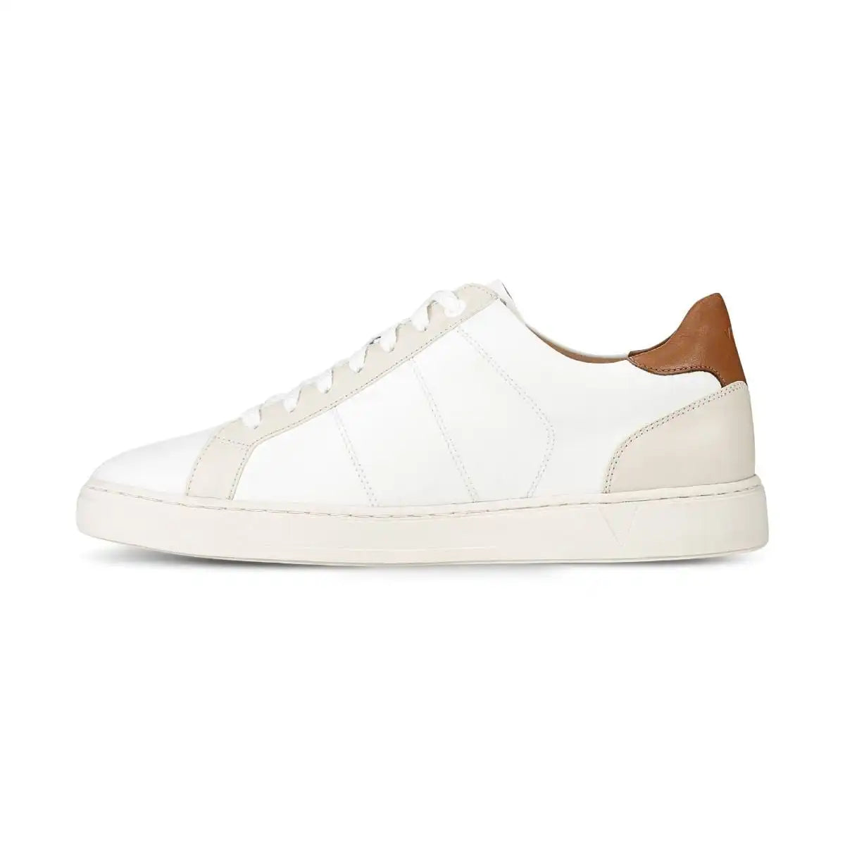 Lucas II Lace Up Sneaker White Cream Leather