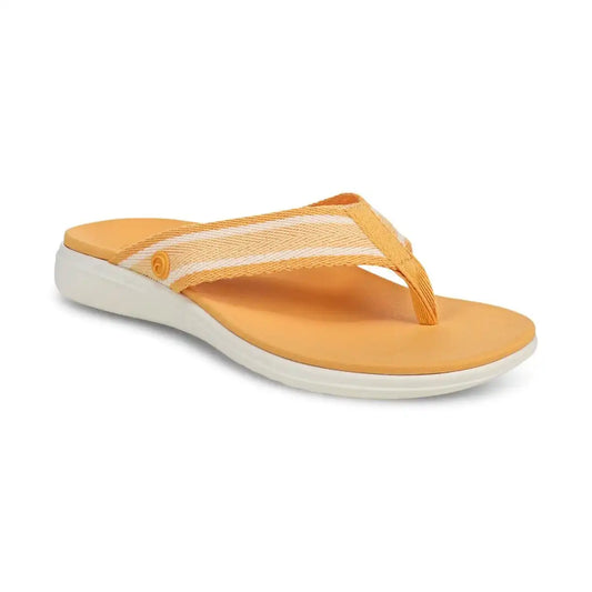 Beach Indigo Toe Post Sandal Amber Yellow Multi