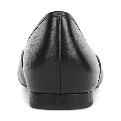 Gracia Ballet Flat Black Leather