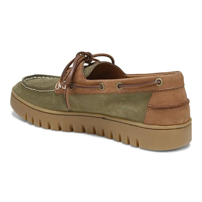 Men's Uptown Boat Dark Olive Nubuck