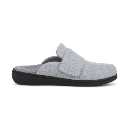 Gemma II Mule Slippers Light Grey Flannel