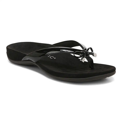 Bella Toe Post Sandal Black