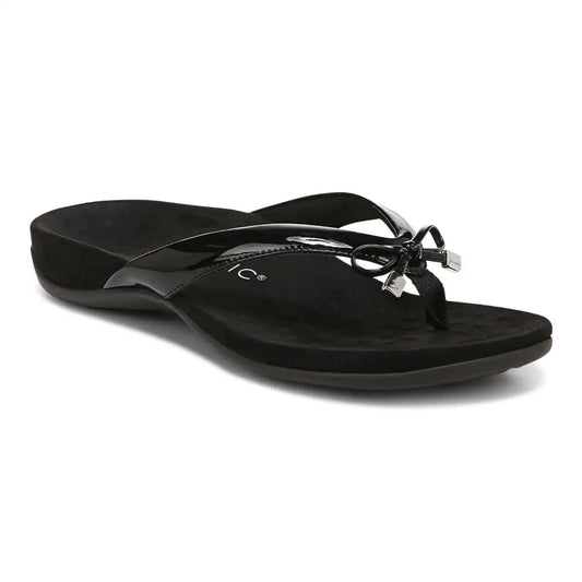 Bella Toe Post Sandal Black