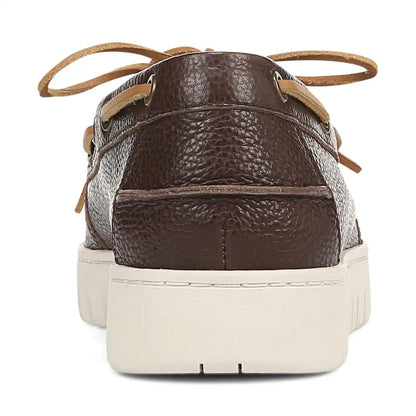 Men's Uptown Boat Chocolate Leather