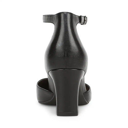 Scarlett Dress Heel Black Leather