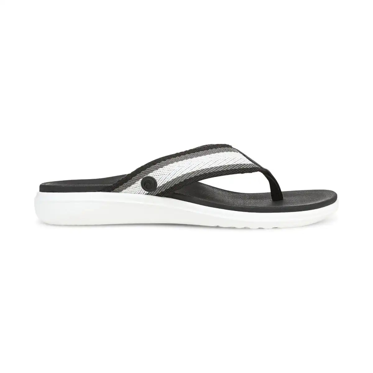 Beach Indigo Toe Post Sandal Black Multi