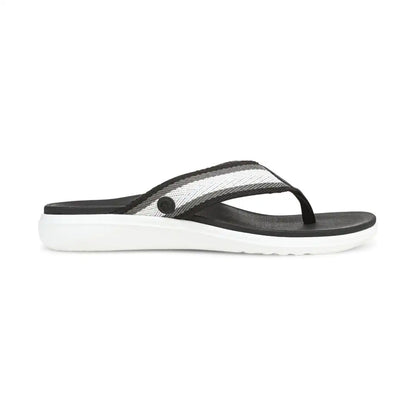 Beach Indigo Toe Post Sandal Black Multi