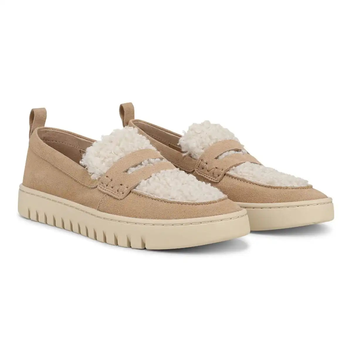 Uptown Cozy Loafer Iced Coffee Suede