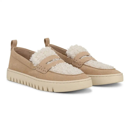 Uptown Cozy Loafer Iced Coffee Suede