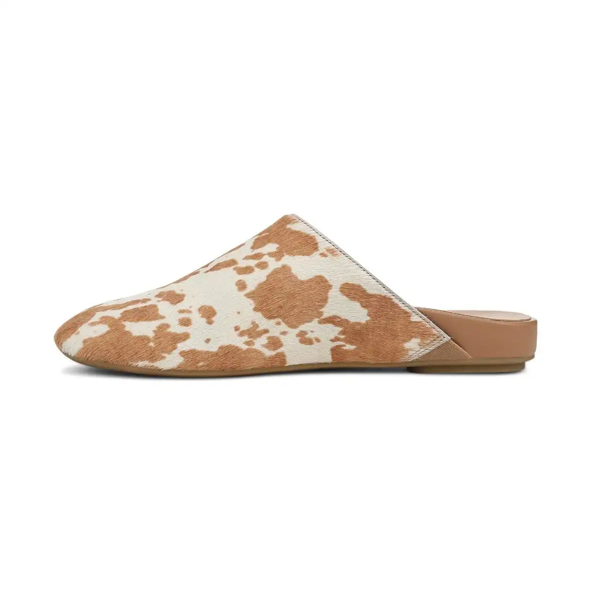 Opal Slip On Mule Brown Multi Haircalf