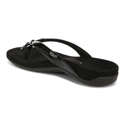 Bella Toe Post Sandal Black