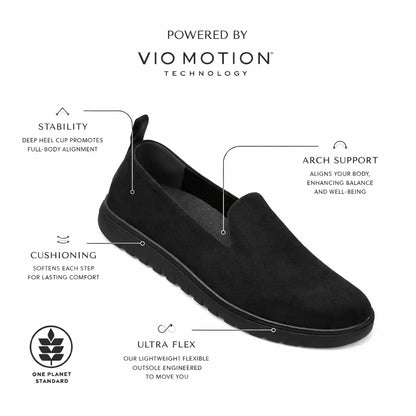 Uptown Willa Slip On Sneaker Black Suede