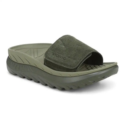 Rejuvenate Recovery Sandal Olive Moss Suede
