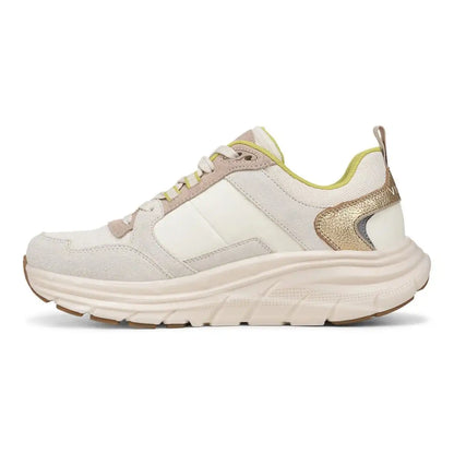 Walk Max Skyline Sneaker Ivory Gold