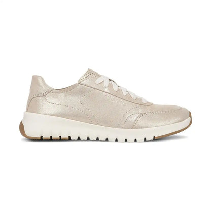 Uptown Sneaker Gold Shimmer Leather
