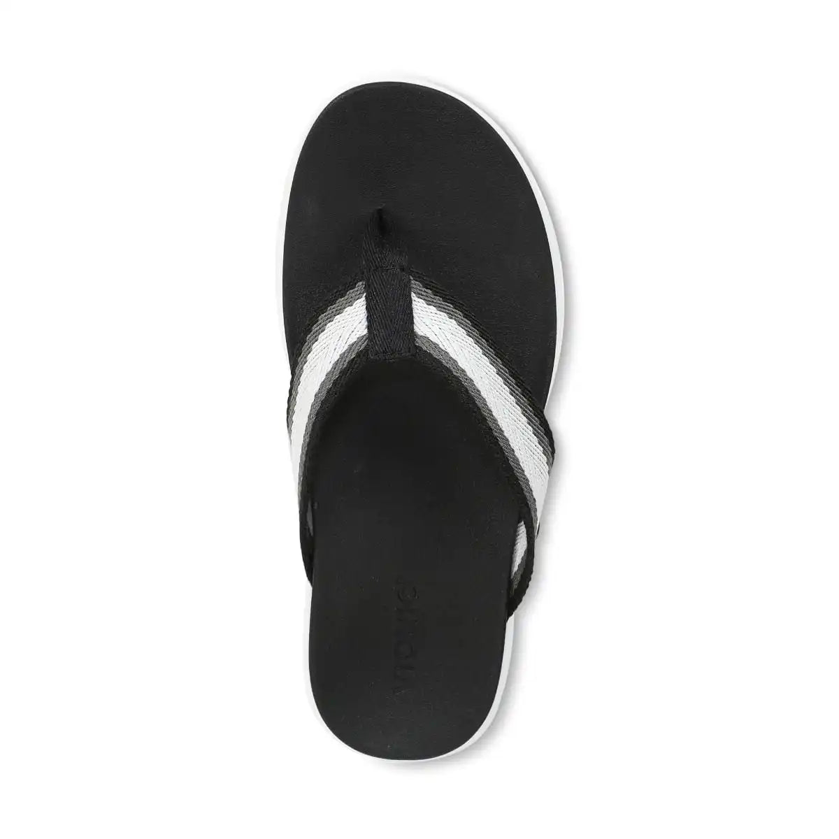 Beach Indigo Toe Post Sandal Black Multi